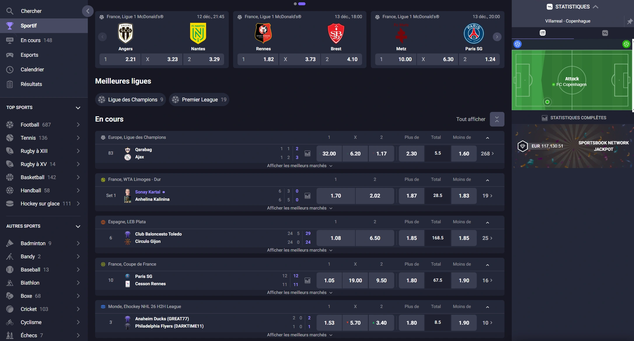 Aphrodite Casino Sportweddenschappen